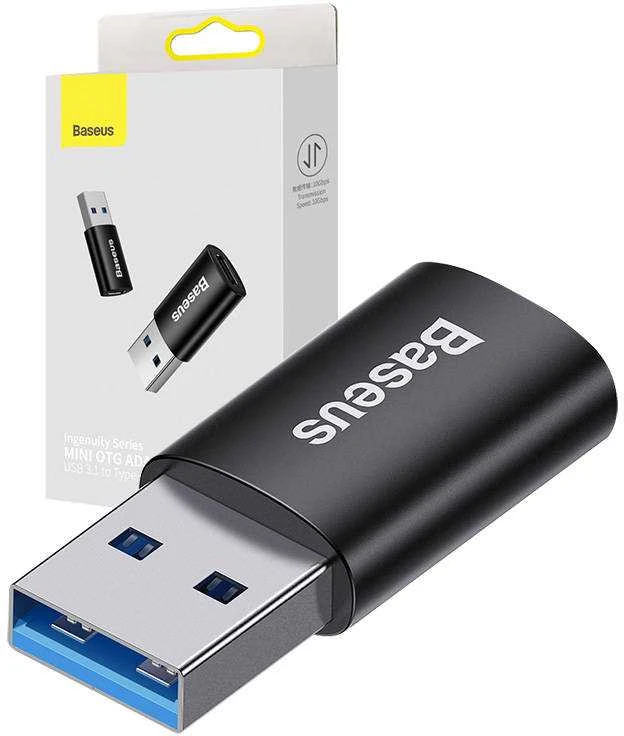 Adapteris USB3.1 A kištukas - USB C lizdas, su OTG funkcija BASEUS