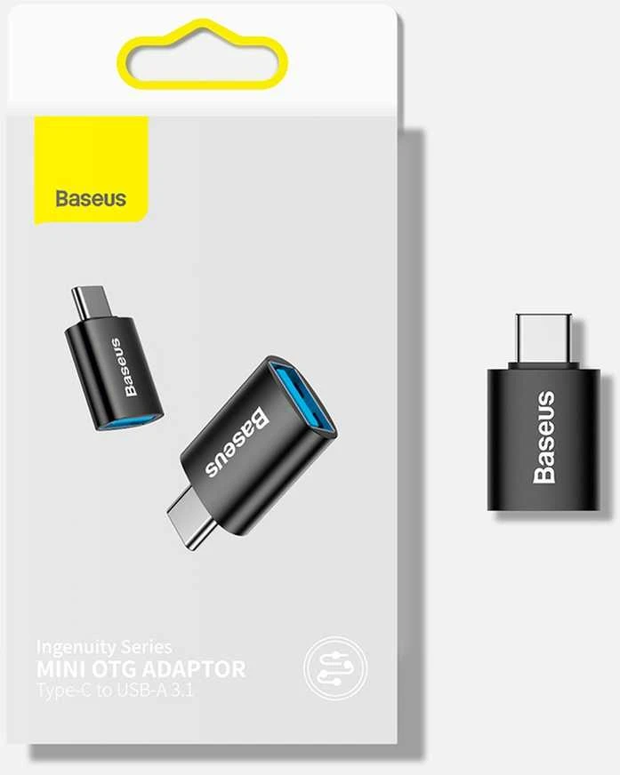 Baseus Ingenuity USB-C – USB-A OTG adapteris - Mėlynas