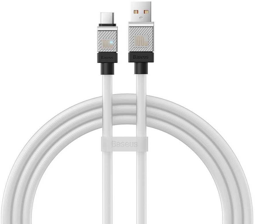 USB laidas per USB-C Baseus CoolPlay 100W 1m (baltas)