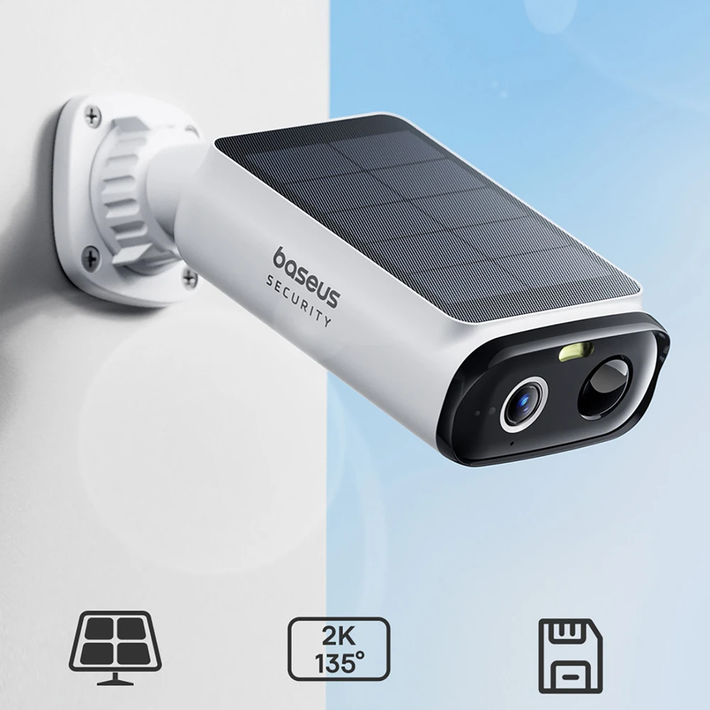 „Baseus Security S1 Lite 2K“ lauko kamera – Baltos