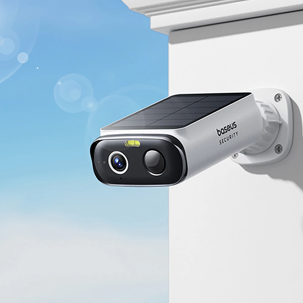 „Baseus Security S1 Lite 2K“ lauko kamera – Baltos