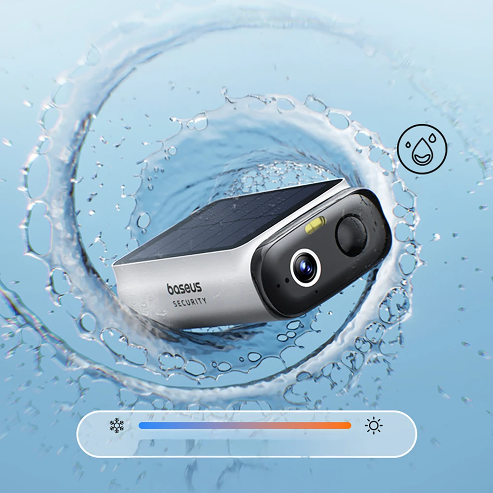 „Baseus Security S1 Lite 2K“ lauko kamera – Baltos
