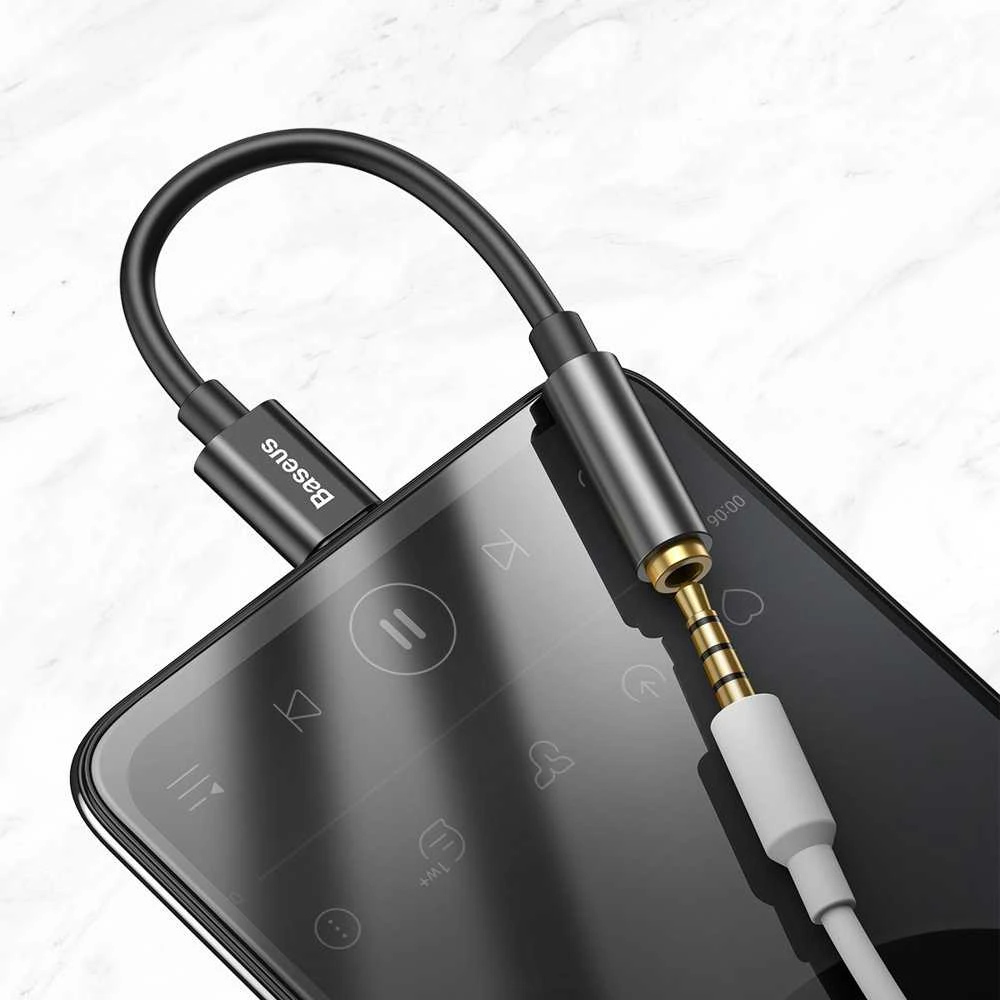 Adapteris USB C kištukas - 3.5mm stereo lizdas BASEUS