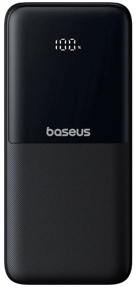 Baseus Lipow Powerbank with dual built-in cable and display 10000mAh 22.5W Juodas