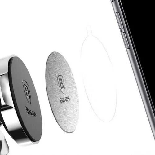 Magnetinis telefono laikiklis Baseus Iron Suit rinkinys - Juodas