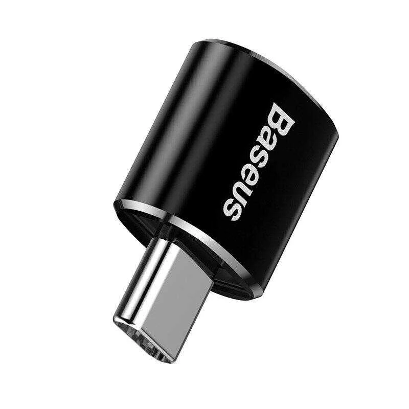 Adapteris Baseus USB C kištukas - USB A lizdas, OTG funkcija