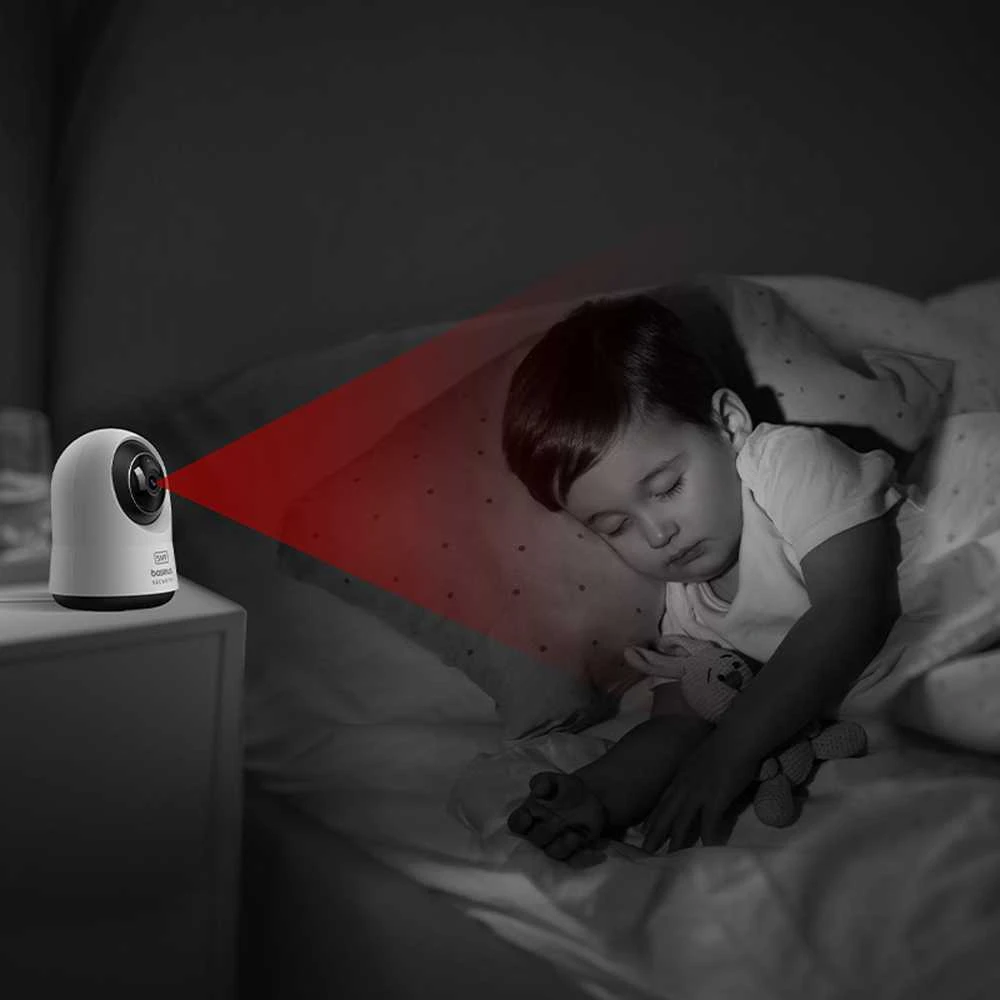 Baseus P1 Pro 3K vidaus kamera (balta)