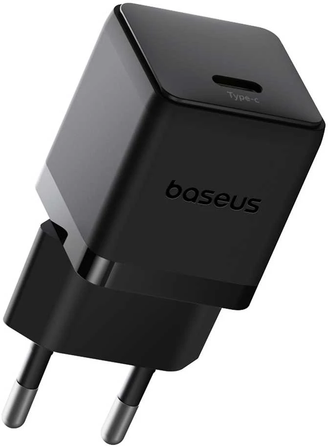 Baseus Palm Fast Charger USB-C 20W Cluster juodos spalvos