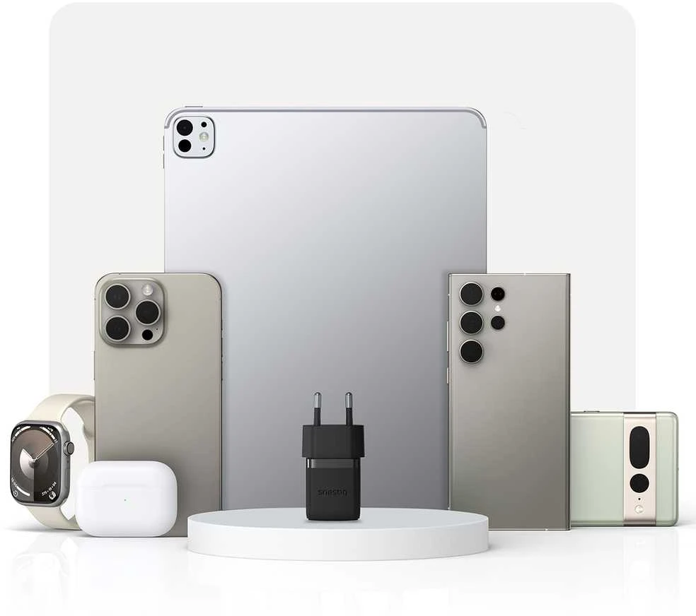 Baseus Palm Fast Charger USB-C 20W Cluster juodos spalvos