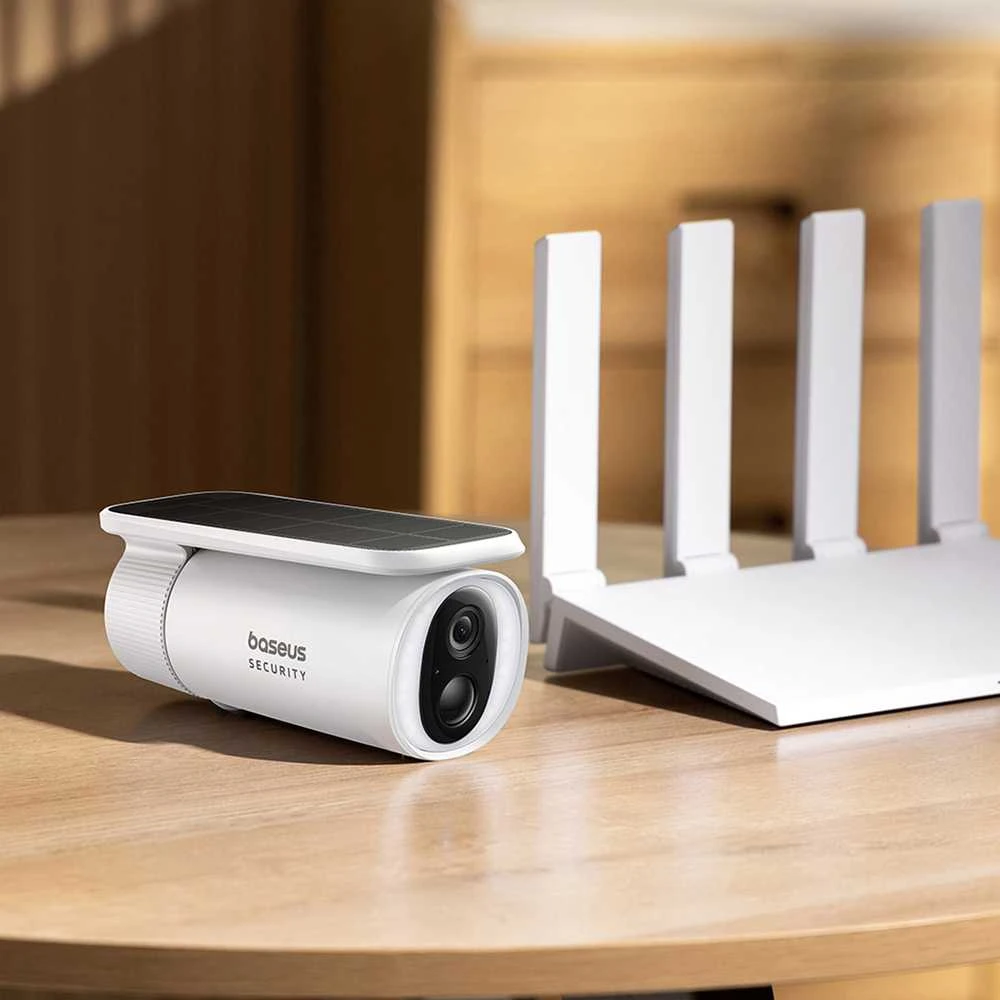 Baseus Security S1 2K lauko kamera – baltos spalvos