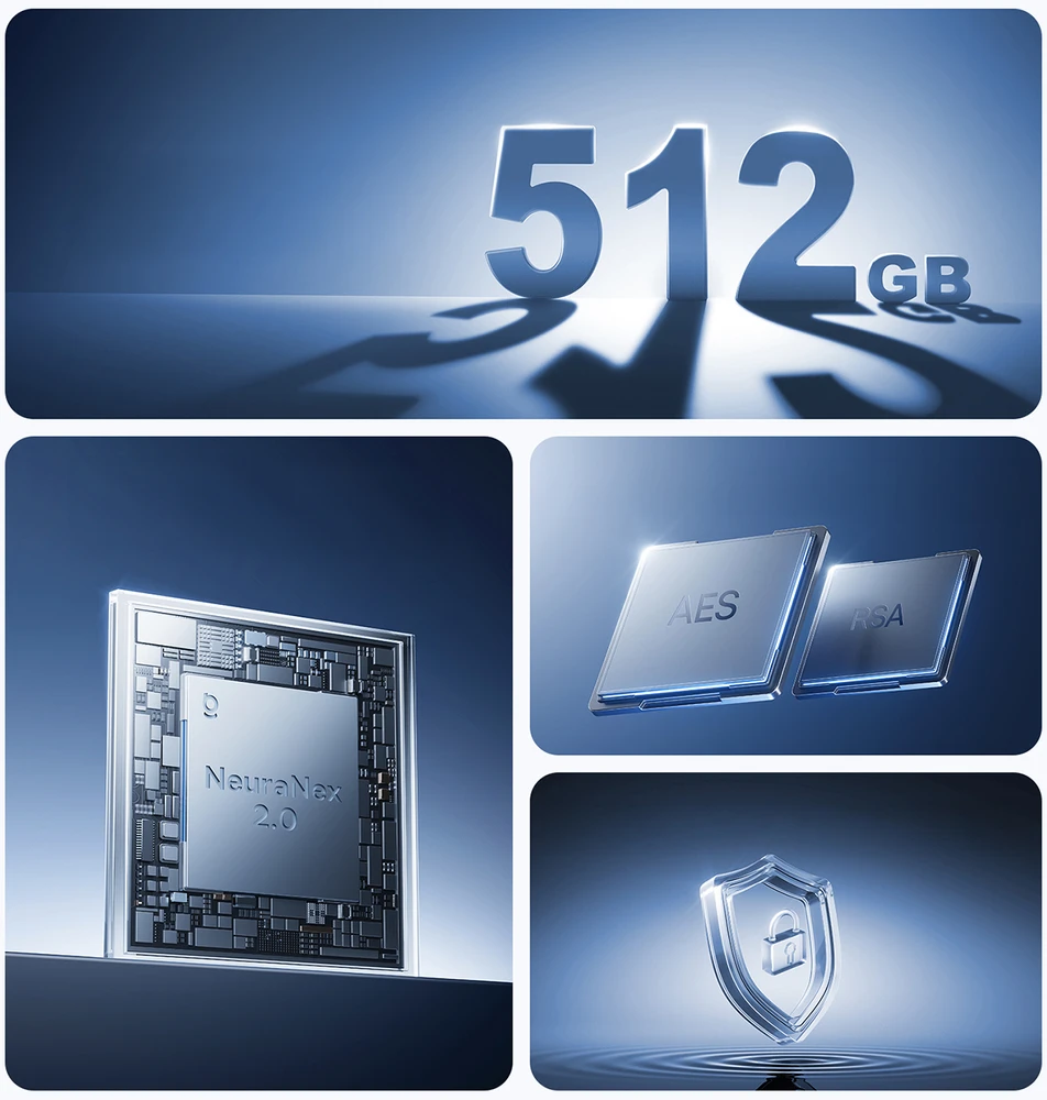 Baseus „Security X1 Pro“ dviguba kamera, 3K raiška – balta