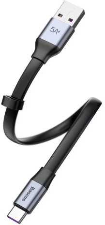 USB kabelis Baseus (CATMBJ-BG1) Type-C (40W) juodas 0.23M
