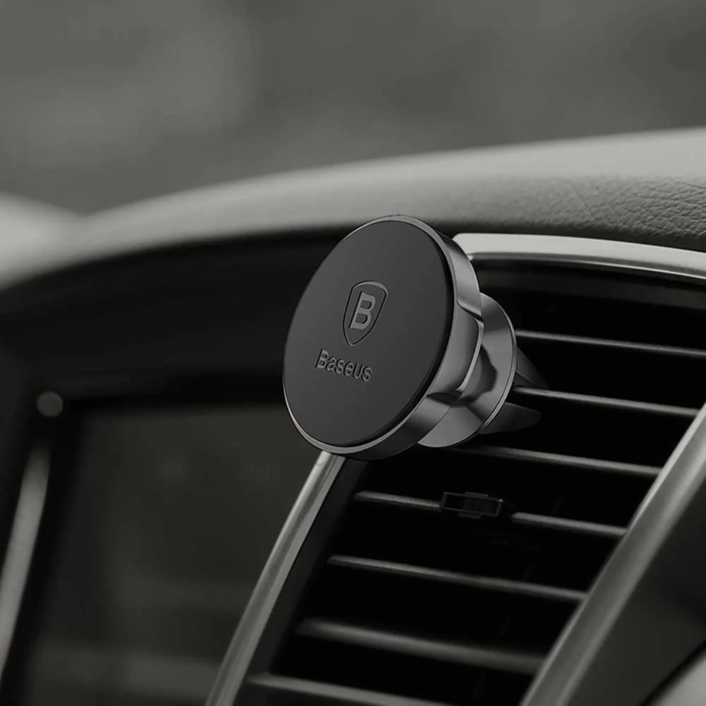 Baseus Kompaktiškas magnetinis automobilinis laikiklis, Juodas (SUER-A01)