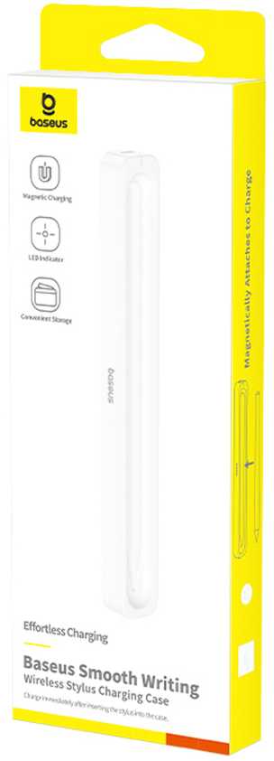 Baseus „Smooth Writing Stylus“ įkrovimo dėklas su Baseus paprastu USB-C 3A kabeliu, 30 cm - baltos spalvos