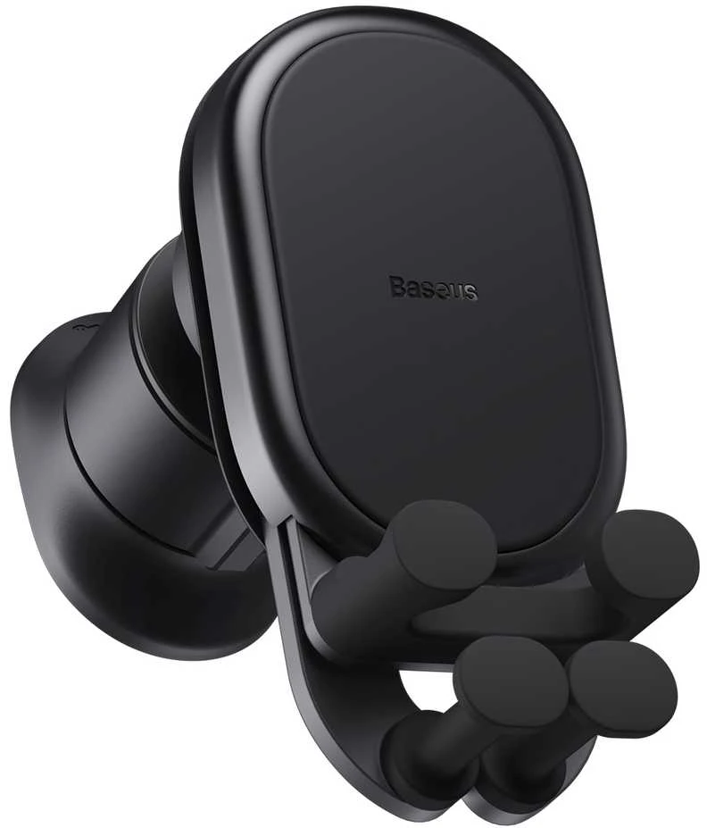 Baseus stabilus gravitacinis automobilinis telefono laikiklis ventiliacijos grotelėms - juodas