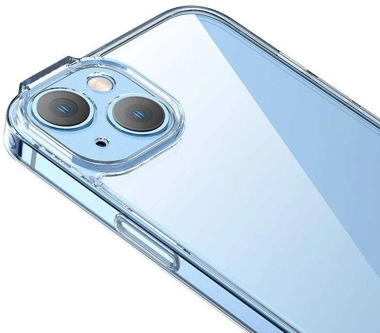 Baseus SuperCeramic permatomo stiklo dėklas ir grūdinto stiklo rinkinys, skirtas iPhone 14 Plus