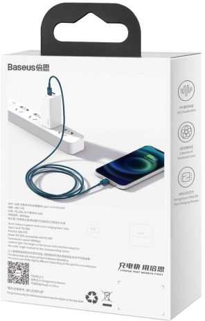 Baseus Superior serijos USB-C kabelis skirtas iPhone 20W PD 2m - Mėlynas