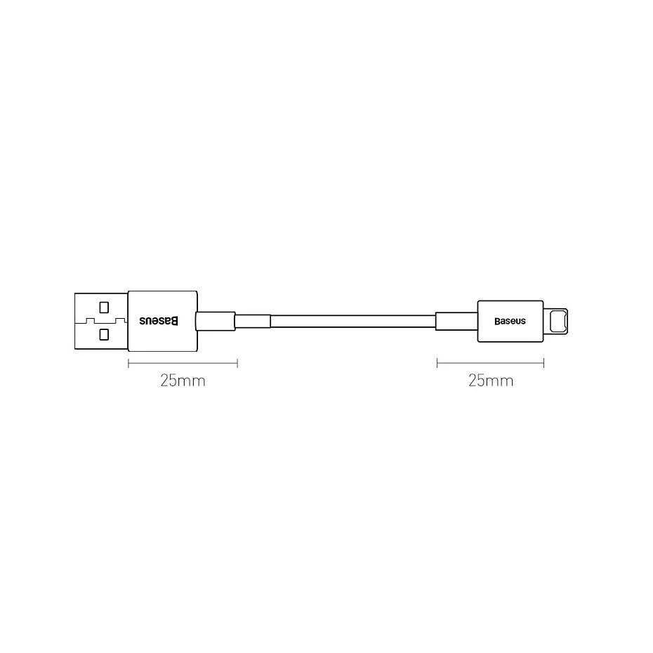 Baseus Geresnis serija Kabelinė USB IP 2.4A 1m (mėlyna)