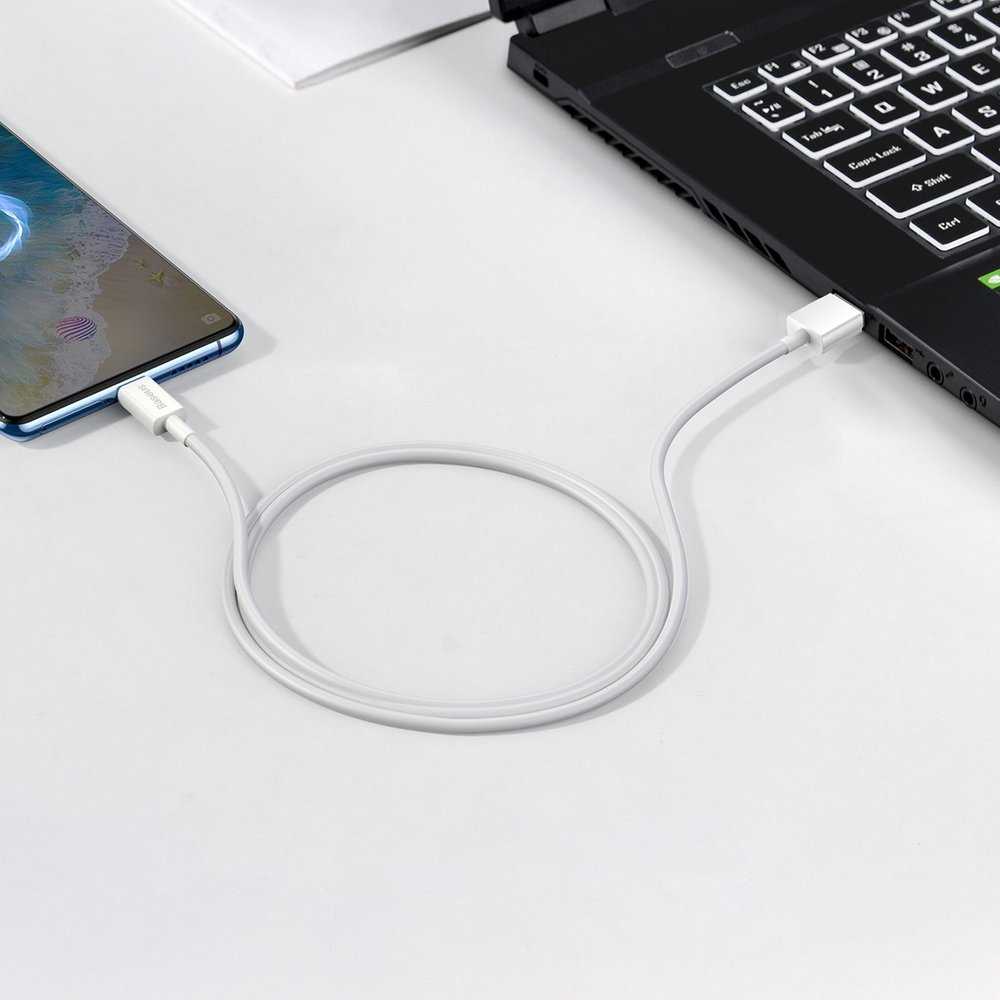 Kabelis USB A - micro USB kištukas 1.0m 2A baltas Superior serija BASEUS