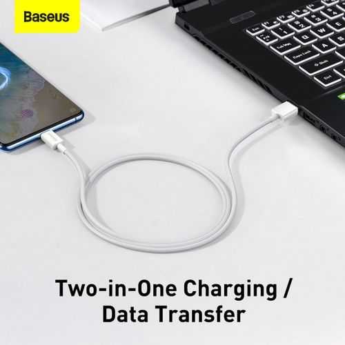 Kabelis USB A - micro USB kištukas 1.0m 2A baltas Superior serija BASEUS
