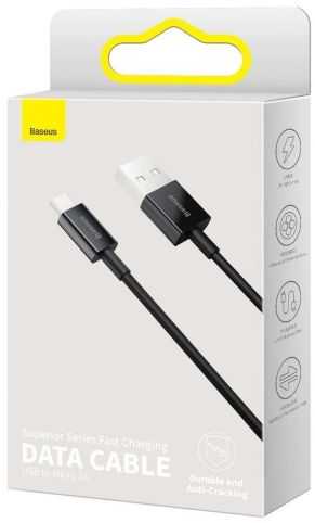 Baseus Superior Series USB – Micro USB kabelis 2A 1m – Juodas