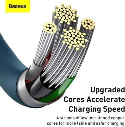 Baseus Geresnis serija Kabelinė USB IP 2.4A 1m (mėlyna)