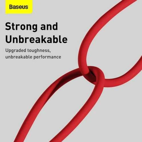 Baseus Superior serijos USB į iPhone laidas, 2.4A, 1m - raudonas