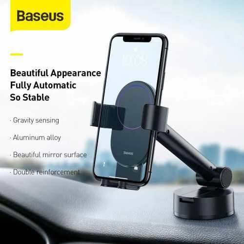 Automobilinis laikiklis Baseus Simpslism - Juodas