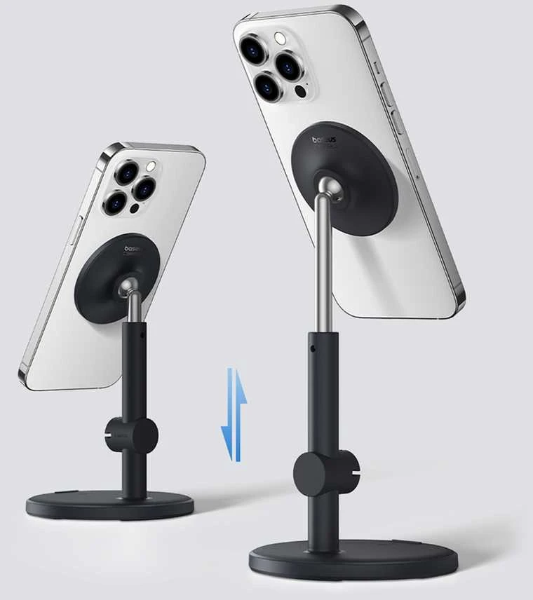 Magnetinis stalinis telefono stovas Baseus MagPro (juodas)