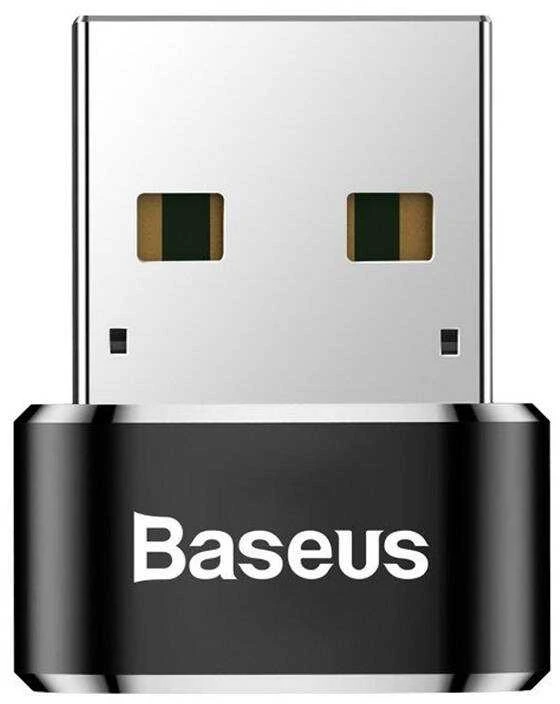 Baseus USB-C – USB-A adapteris 3A – Juodas