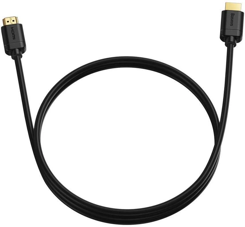 Kabelis HDMI-HDMI kištukai 2.0m (HDMI 2.0) juodas 4K 60Hz, BASEUS