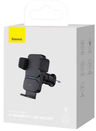 Baseus Automobilinis laikiklis 4.7-7.5" ekranų telefonams su belaidžiu Qi įkrovimu 15W, IR jutikliu
