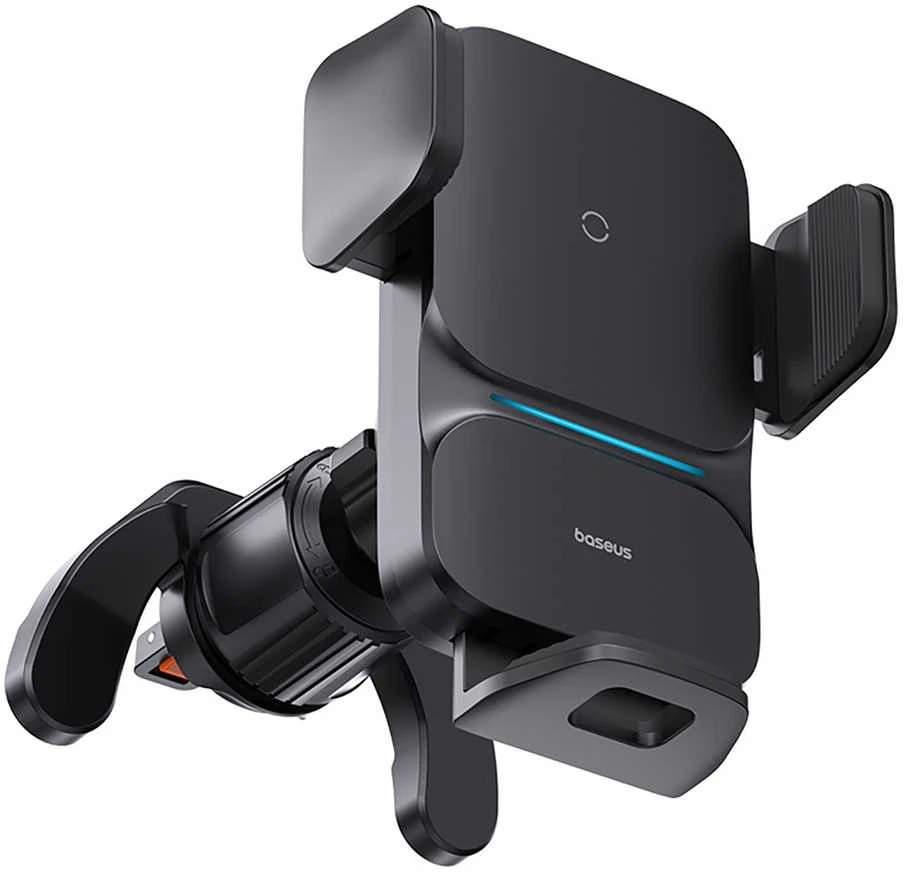 Baseus Automobilinis laikiklis 4.7-7.5" ekranų telefonams su belaidžiu Qi įkrovimu 15W, IR jutikliu