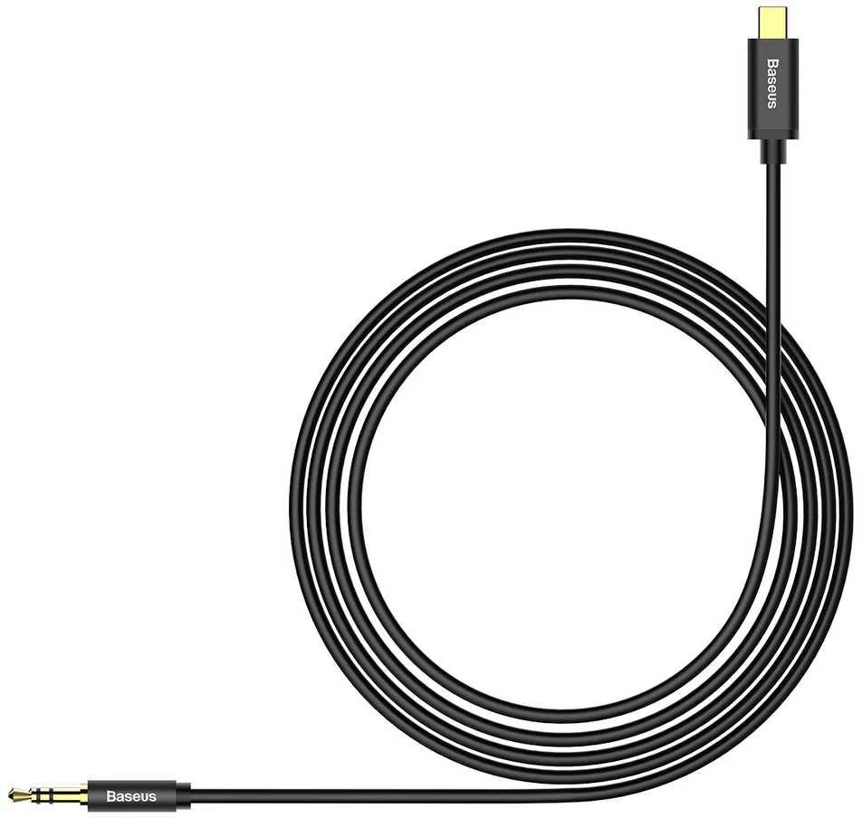 Baseus Yiven audio kabelis USB-C - 3.5mm AUX 1.2m - Juodas