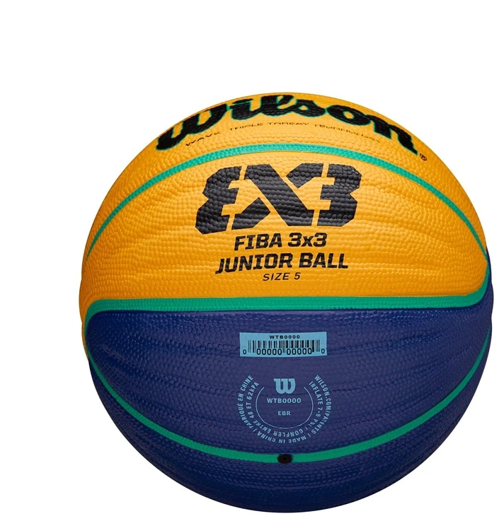 Krepšinio kamuolys Wilson Fiba 3x3 Junior geltona ir-mėlyna WTB1133XB (5)