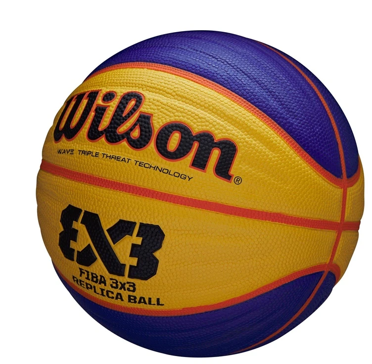 Krepšinio kamuolys Wilson Fiba 3x3 Junior geltona ir-mėlyna WTB1133XB (5)