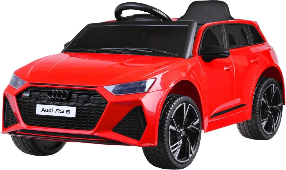 Akumuliatorinis sportinis automobilis vaikams Jokomisiada AUDI RS 6 PA0297 | spalva: raudona