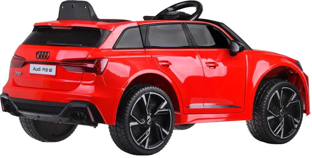 Akumuliatorinis sportinis automobilis vaikams Jokomisiada AUDI RS 6 PA0297 | spalva: raudona