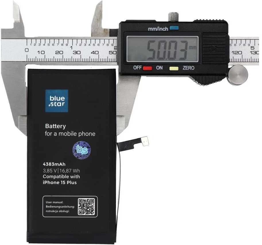 BlueStar iPhone 15 PLUS baterija 4383 mAh Blue Star HQ