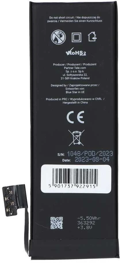 BlueStar iPhone 5 baterija 1440 mAh Blue Star HQ