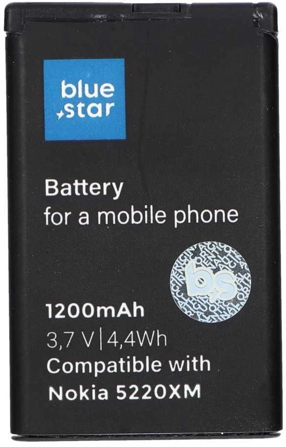 BlueStar Baterija, skirta Nokia 5220 XM / 5630 XM / 6303 / 6730 / 3720 / C3 / C5-00 / C6-01, 1200 mAh, Blue Star Premium