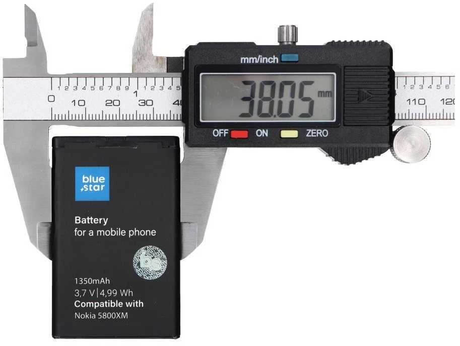 BlueStar Baterija for Nokia 5800 XM / C3-00 / N900 / X6 / 5230 / Lumia 520 / 525 1350 mAh Blue Star Premium