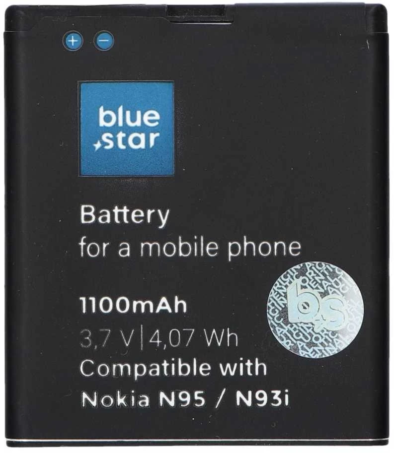BlueStar Nokia N95 / N93i / E65 baterija 1100 mAh Blue Star Premium