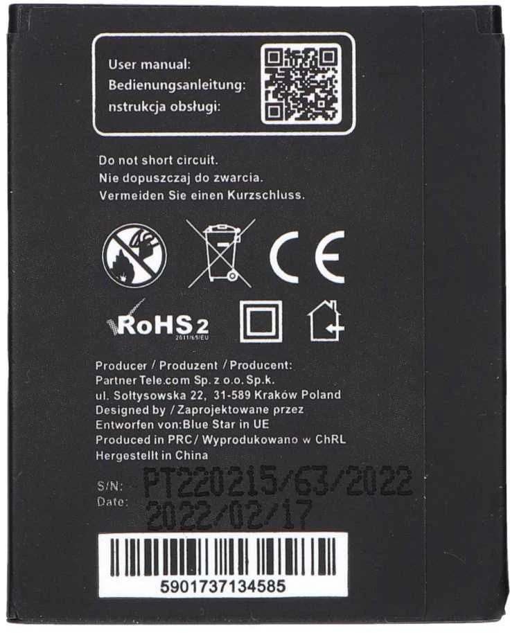 BlueStar Sony Ericsson U100 Yari / J10 / J10i2 ELM / Hazel baterija 1100 mAh Blue Star