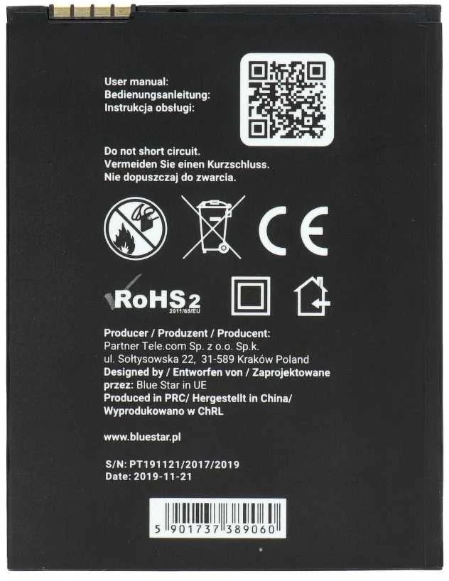 BlueStar Blue Star Mėlynas STAR baterija, skirta XIAOMI Mi Note (BM42) 2900 mAh
