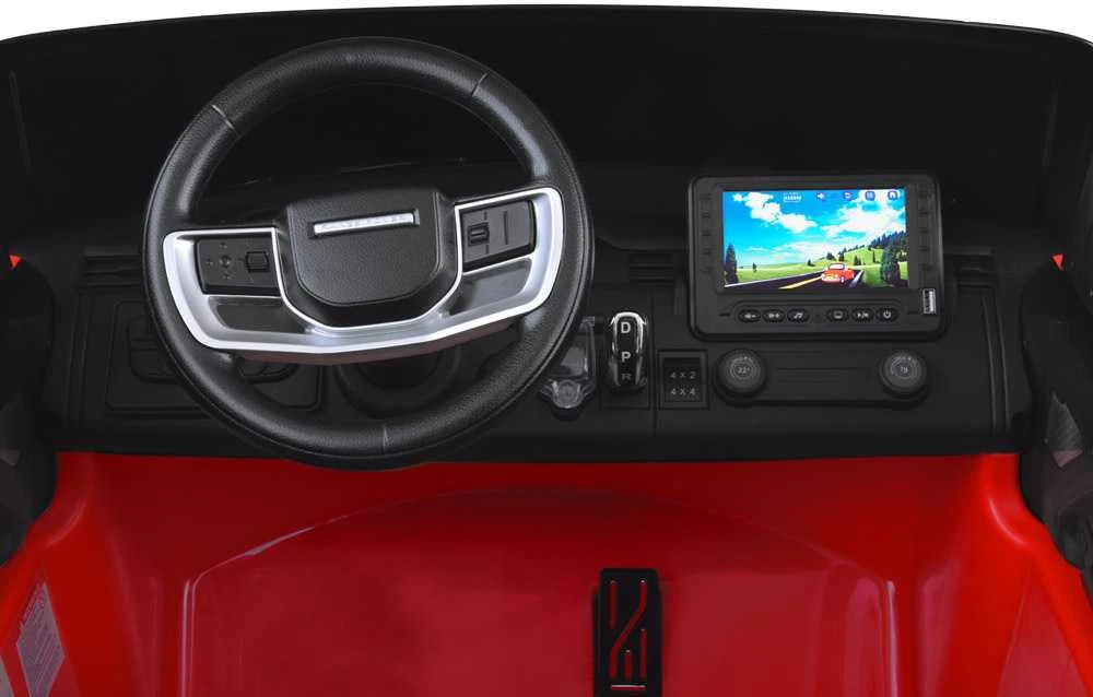 Jokomisiada Baterijos valdomas automobilis RANGE ROVER 4x4 su ekranu ir nuotolinio valdymo pulteliu PA0319