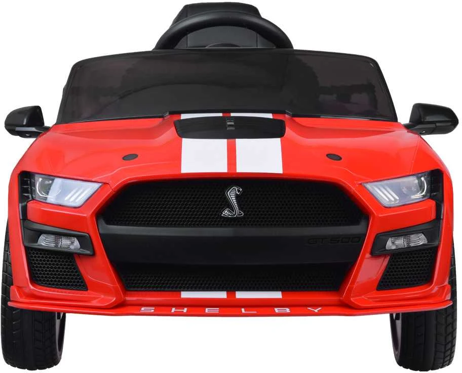 Akumuliatorinis sportinis automobilis vaikams Jokomisiada Ford Mustang Shelby GT500 PA0306 | spalva: raudona