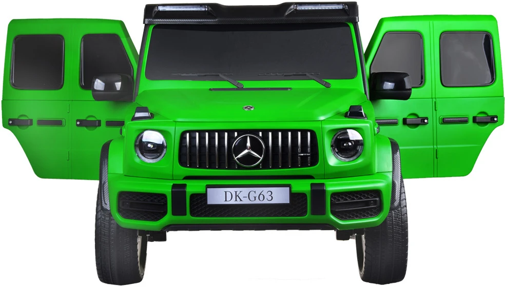 Jokomisiada Baterijomis varomas automobilis Mercedes G klasės 63 AMG 4x4 Panelinis radijas 2 asmenims PA0309