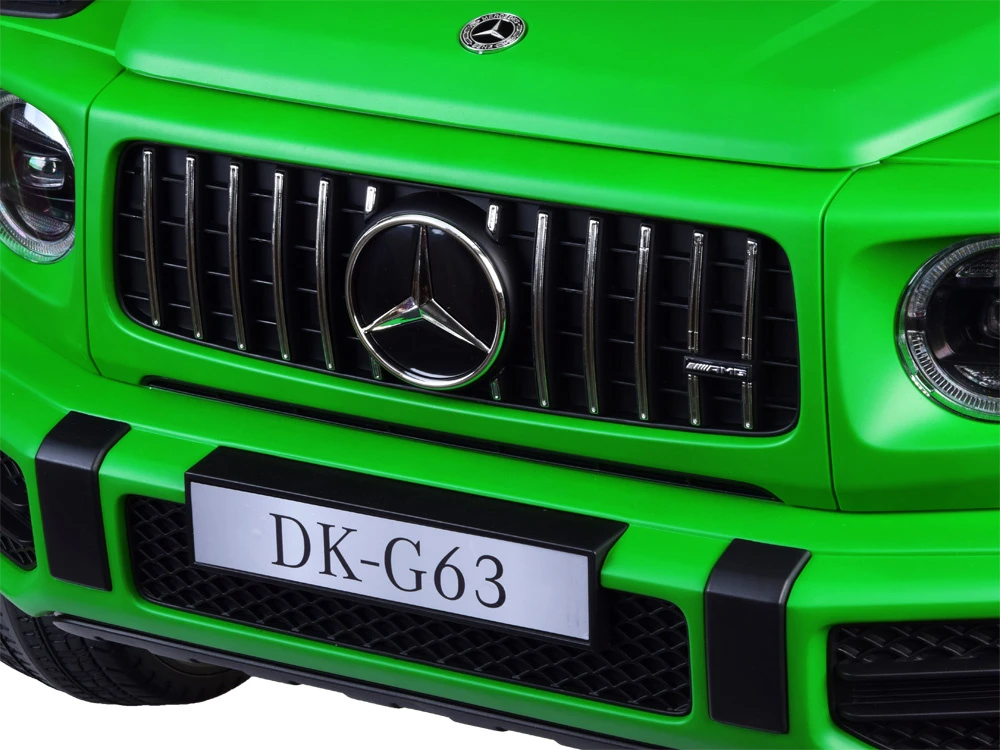 Jokomisiada Baterijomis varomas automobilis Mercedes G klasės 63 AMG 4x4 Panelinis radijas 2 asmenims PA0309