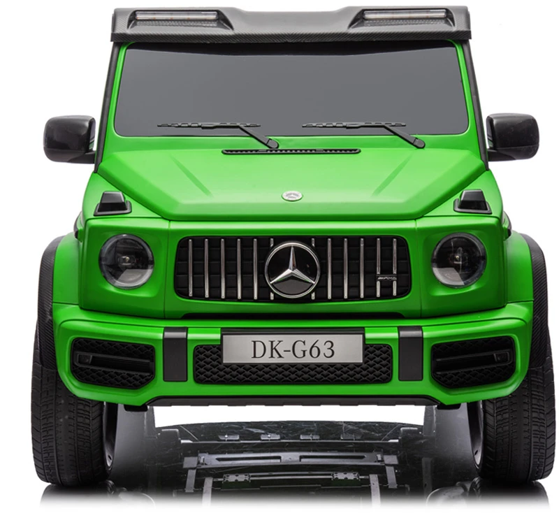 Jokomisiada Baterijomis varomas automobilis Mercedes G klasės 63 AMG 4x4 Panelinis radijas 2 asmenims PA0309